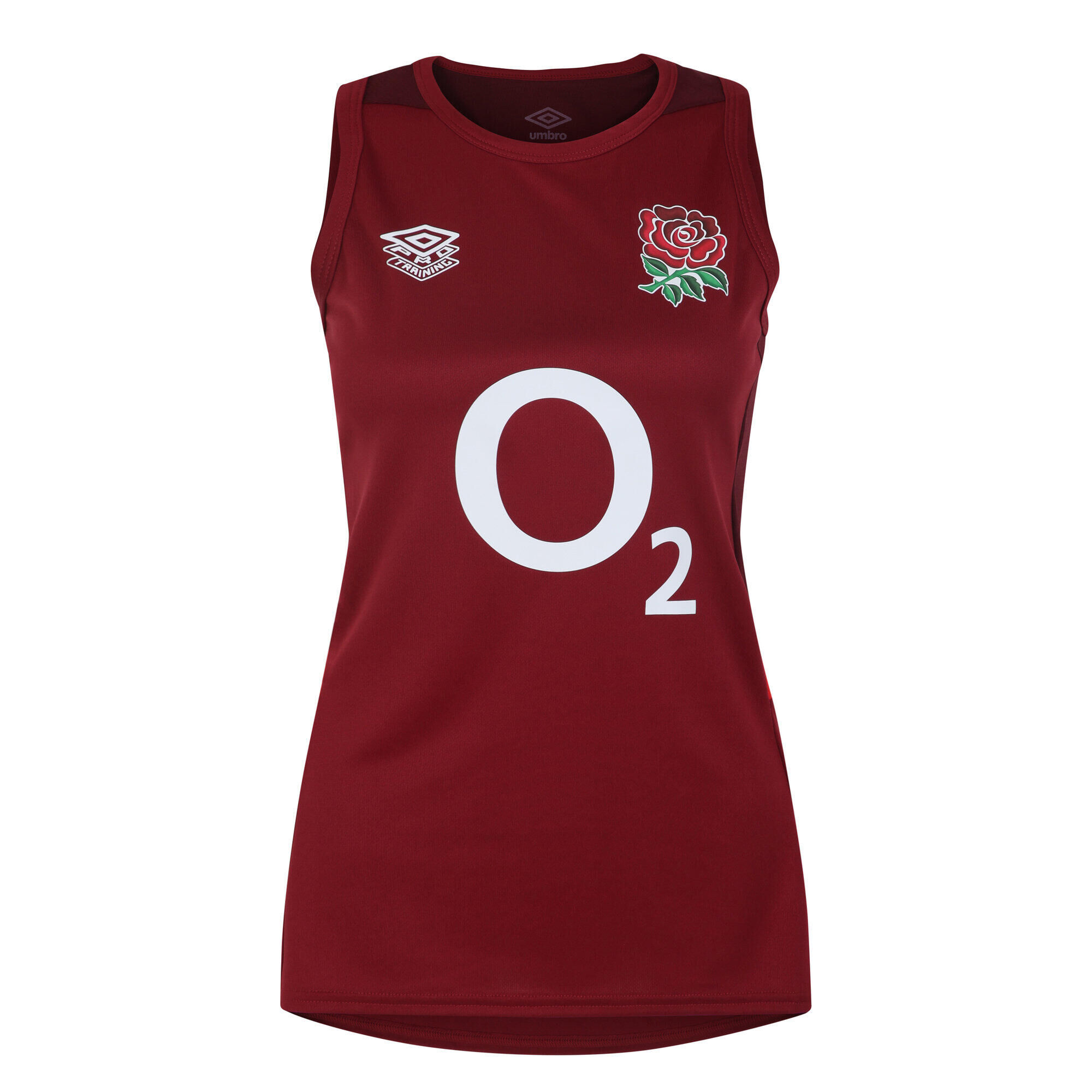 UMBRO Womens/Ladies 23/24 England Rugby Racerback Tank Top (Tibetan