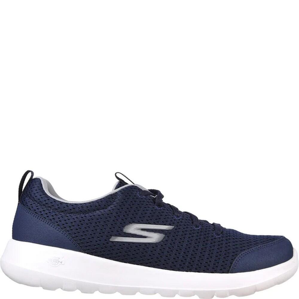 Mens Go Walk Max Progressor Trainers (Navy/Grey) 1/5