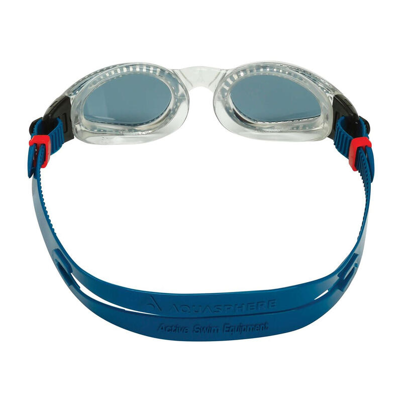 "Kaiman" Schwimmbrille Damen und Herren Transparent/Benzin