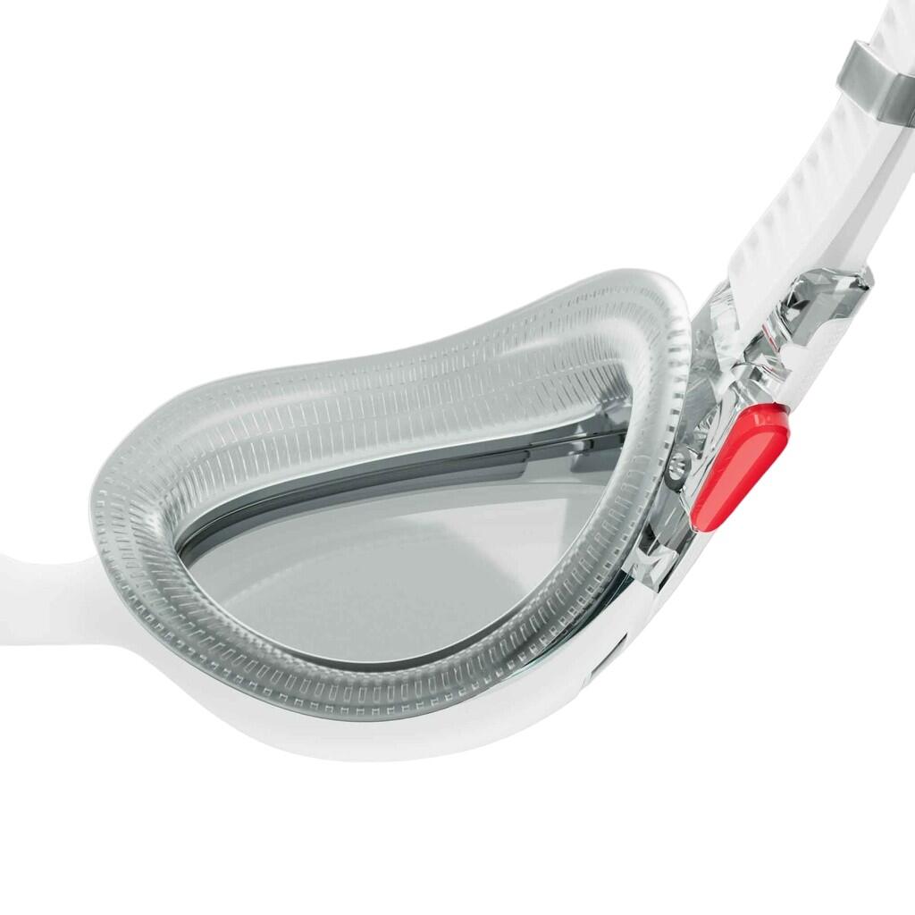 Unisex Adult 2.0 Biofuse Swimming Goggles (White/Smoke) 3/3