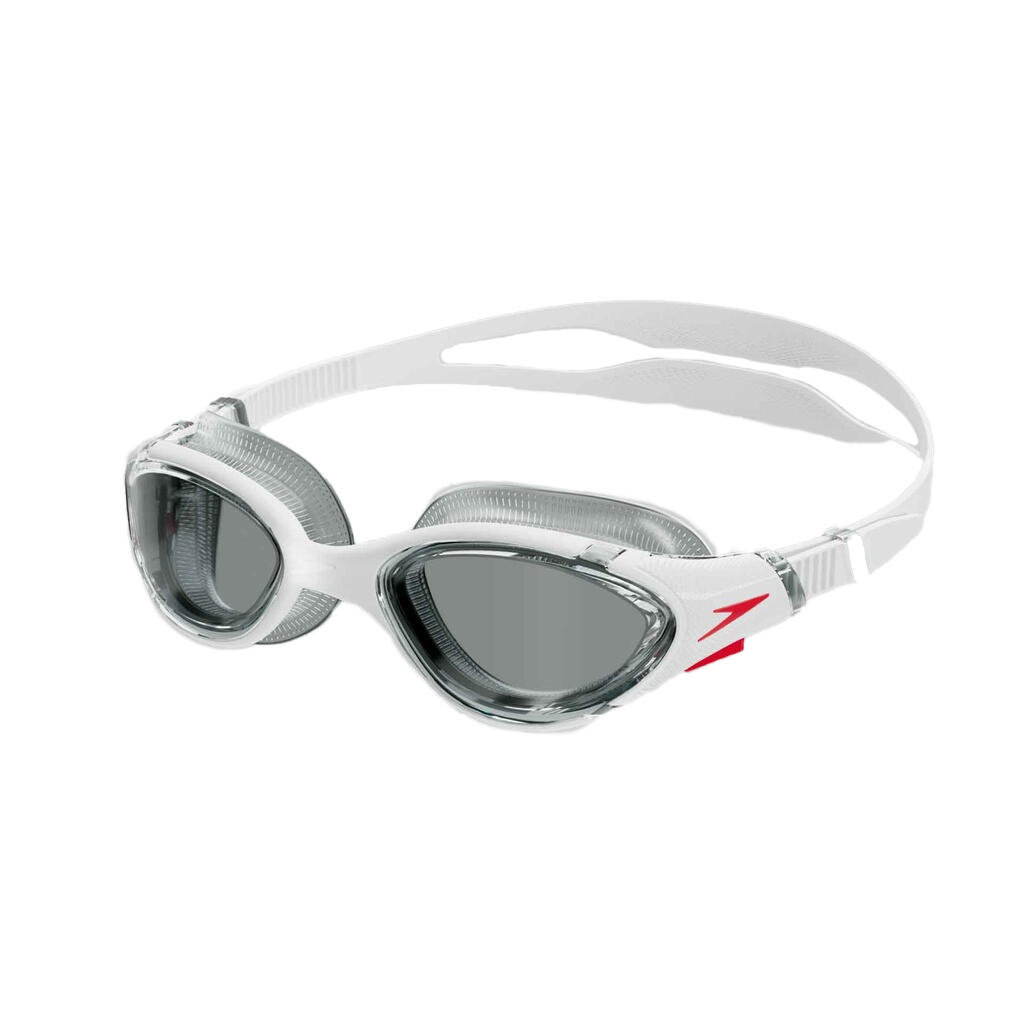 Unisex Adult 2.0 Biofuse Swimming Goggles (White/Smoke) 1/3