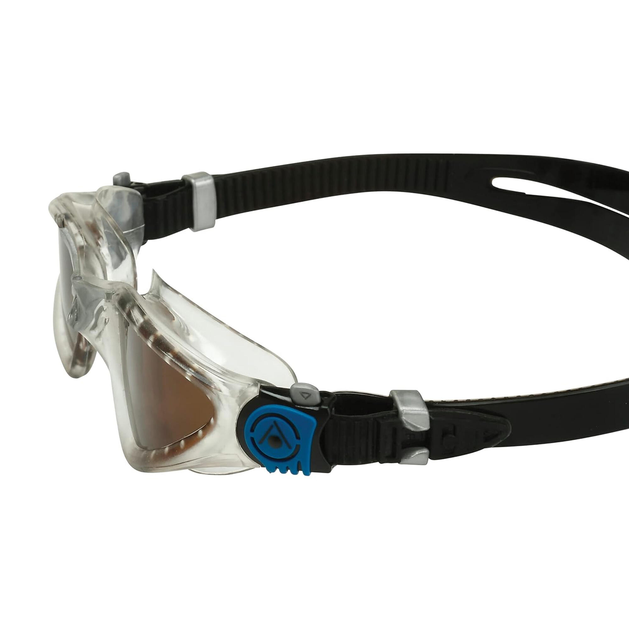 KAYENNE swimming goggles (Clear / Silver / Petrol blue)