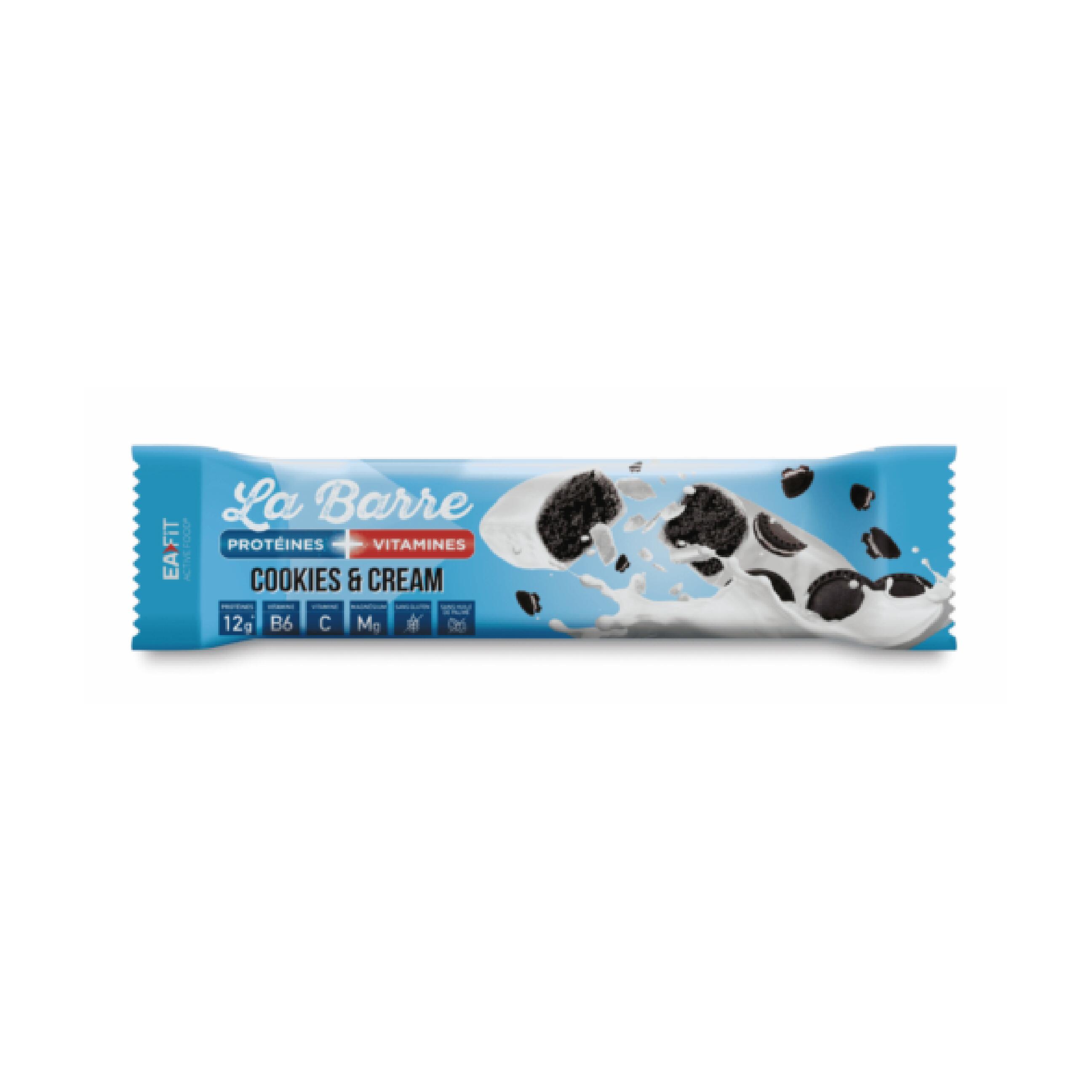 BARRE PROTEINÉE COOKIES & CREAM EAFIT 1/3