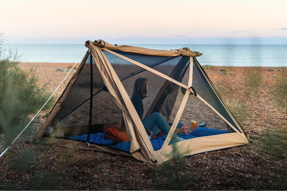 Mouflon - Easy Pop-up Tent - Zandkleur 6/7