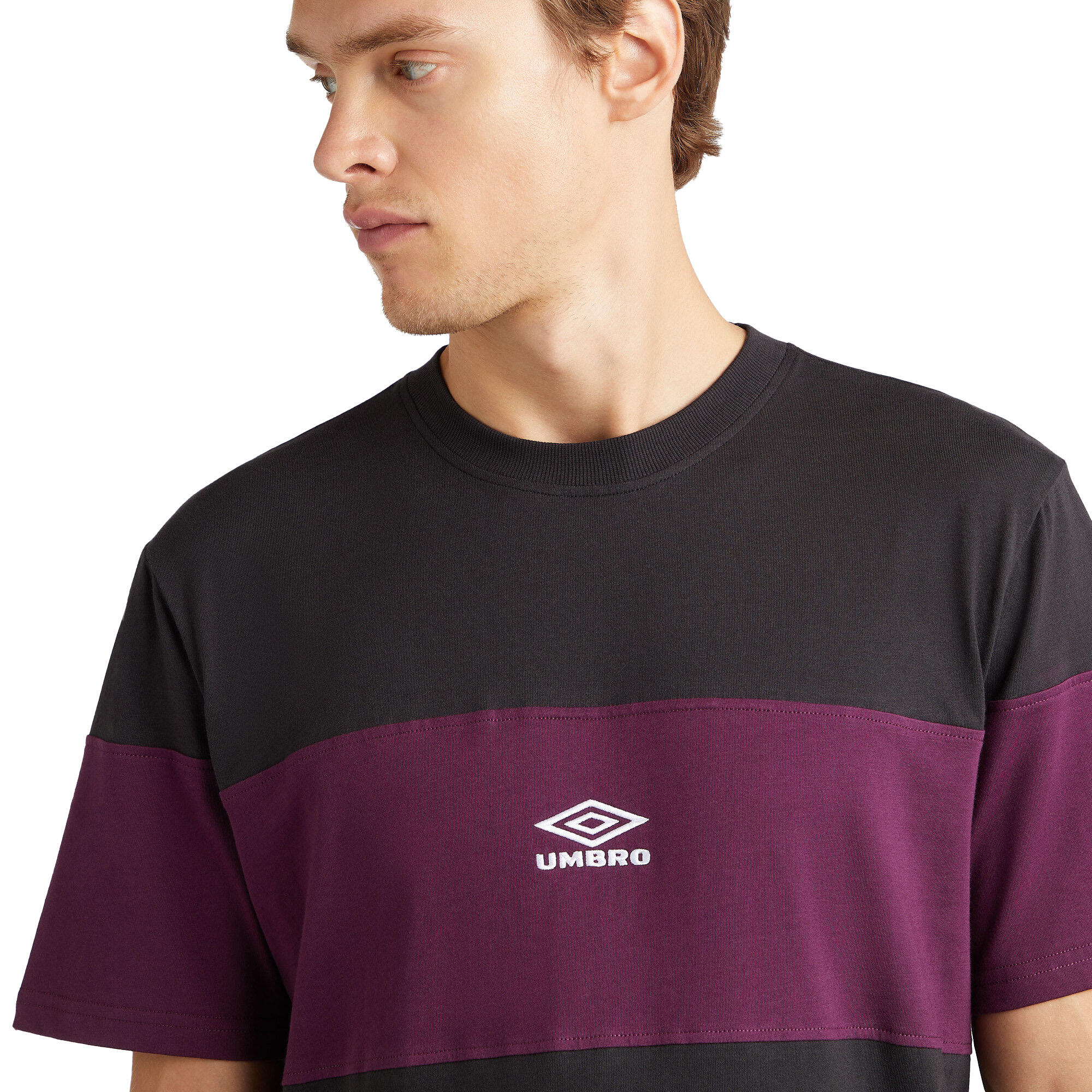 Uomo Tshirt WALKOUT (nero / viola scuro)