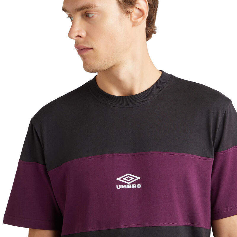 Tshirt WALKOUT Homme (Noir / Violet foncé)