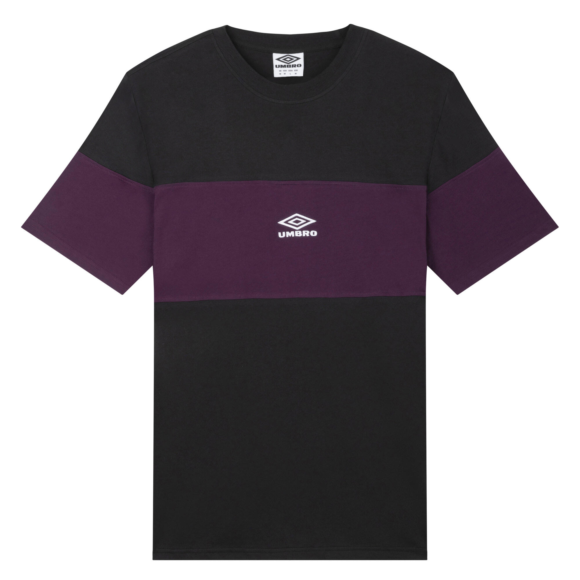 Uomo Tshirt WALKOUT (nero / viola scuro)