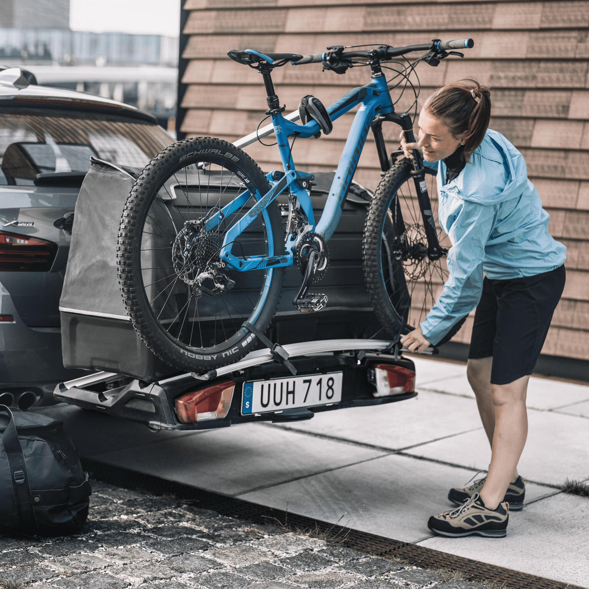 Dakkoffers & bagageboxen Accessoire Thule BackSpace XT 4th Bike Arm 3/4