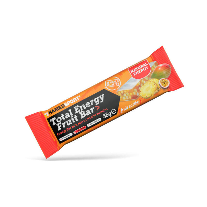 NAMEDSPORT TOTAL ENERGY FRUIT BAR - 35G - TROPISCH FRUIT (25 STUKS)