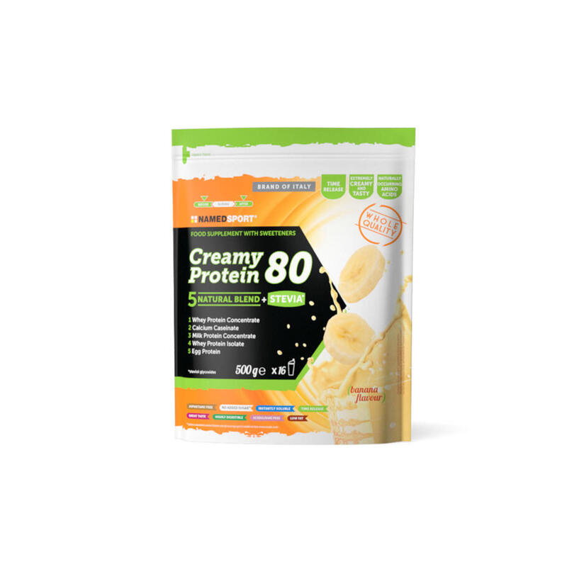 NAMEDSPORT CREAMY PROTEIN 80 - 500G - BANAAN