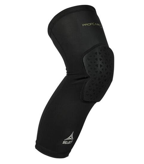 SELECT 6253 SUPPORT DE GENOU DE COMPRESSION LONG AVEC COUSSINET LEGER Noir