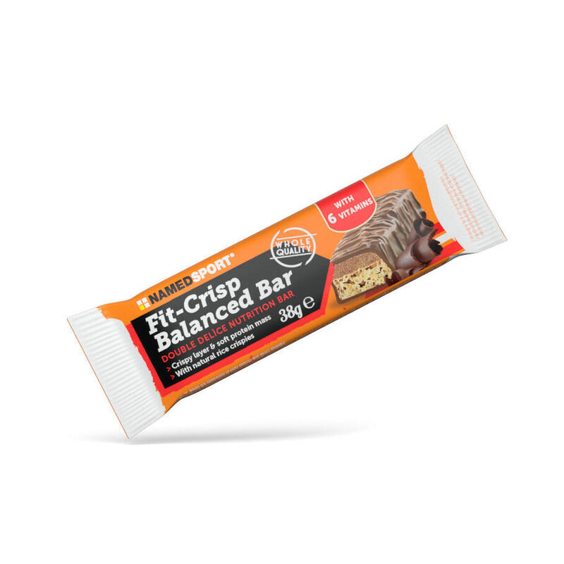 Proteinbar - Fit Crisp Balanced Bar - Doos met 24 stuks - Chocolade - Eiwitreep