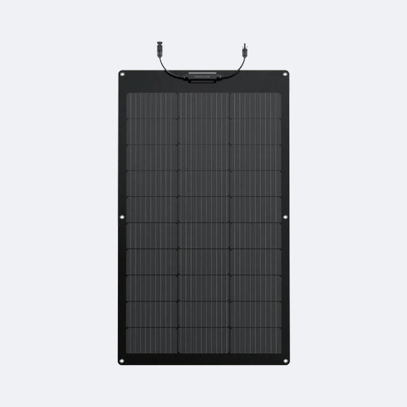 EF ECOFLOW Panneau Solaire Flexible 100W IP68 pour Camping-Car