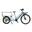 Bicicletta elettrica cargo long nilox c3 azzurro per uso famigliare