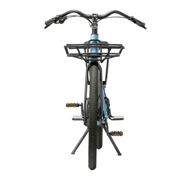 Bici elettrica cargo Nilox C3 azzurra 250W per famiglia 2/7