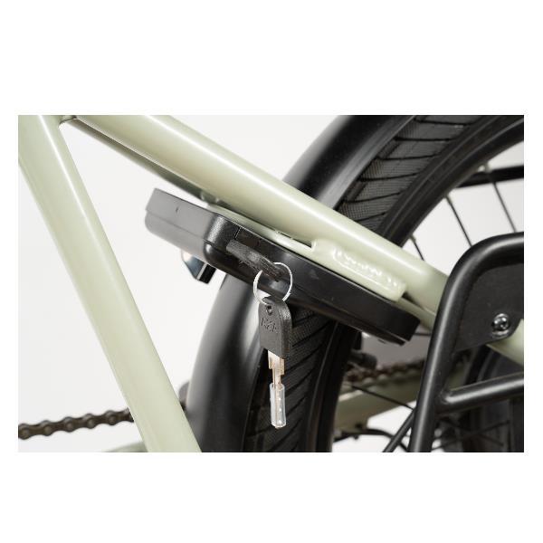 Vélo cargo électrique Nilox C3 vert 250W pour famille 6/7