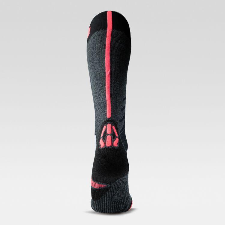 UYN Damen Ski Socken - One Merino Socks, Merinowolle, Logo Schwarz 35-36