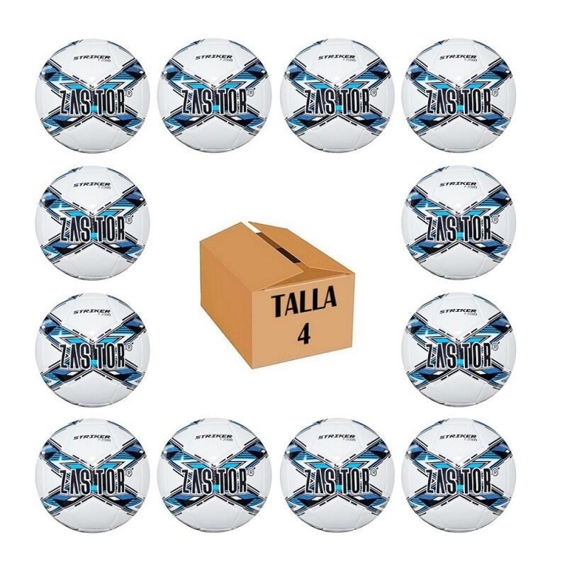 Pack 12 Balones Fútbol  Zastor Talla 4 Striker 4F2000