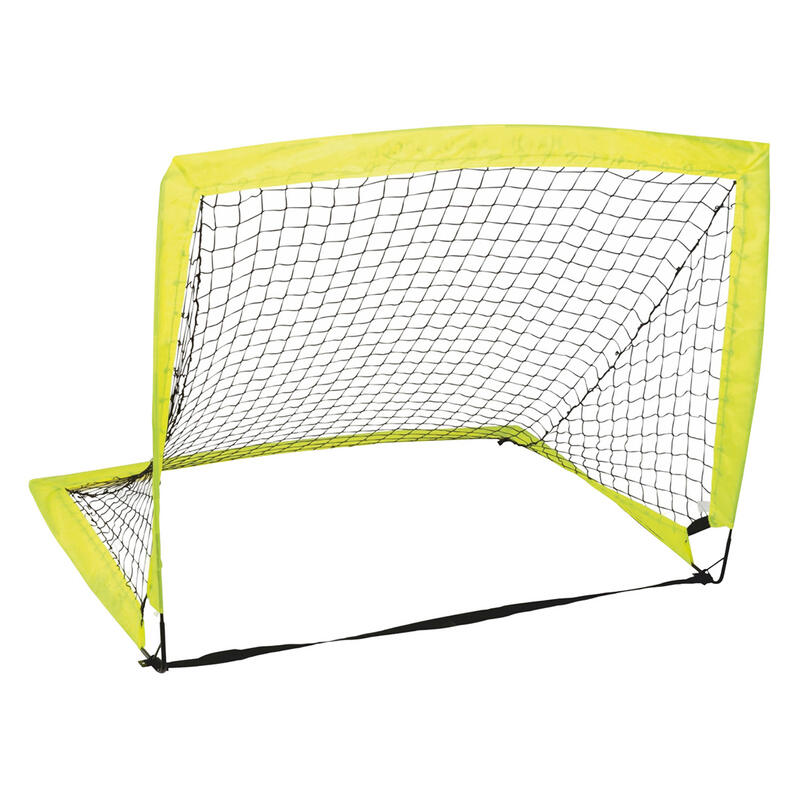 Porterías plegables fútbol Zastor Dash amarillas 122X97cm