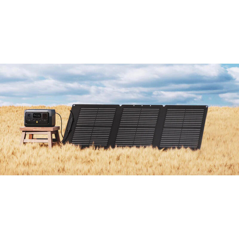 PANNEAU SOLAIRE PLIABLE 60W - RANDONNÉE CARAVANING CAMPING - ECOFLOW