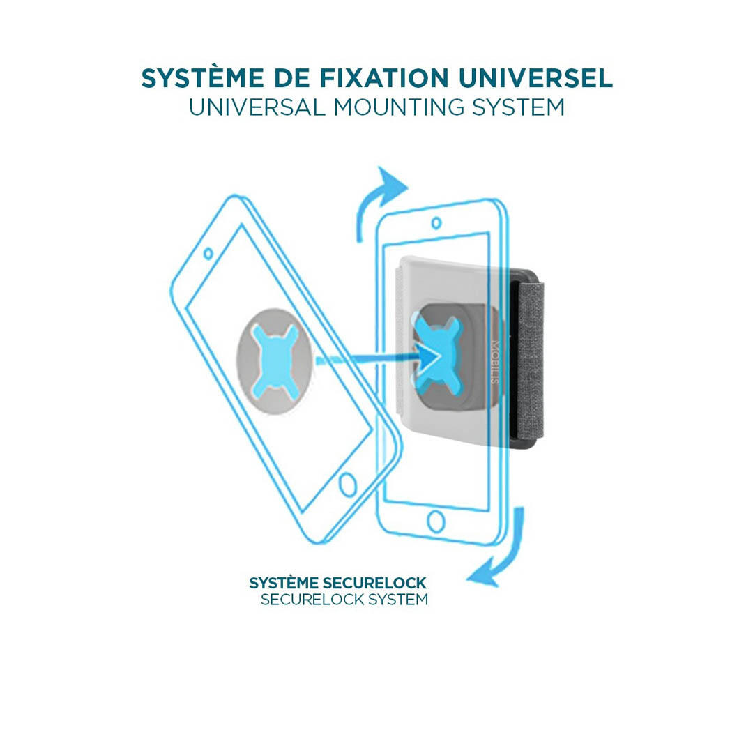 Mobilis U.FIX Smartphonehouder - Geschikt voor riem en schouderriem - Zwart 5/7