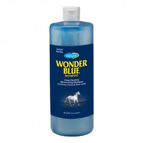 Shampoing pour cheval Farnam Wonder Blue 946 ml