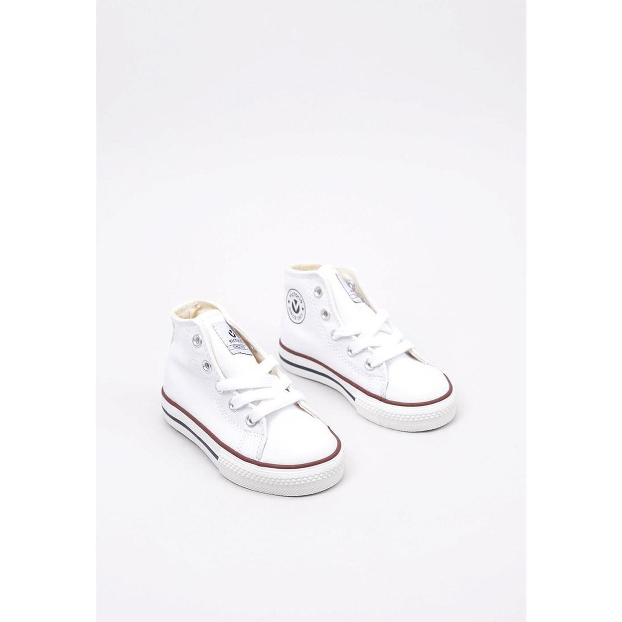 Sneakers Deportivas Niños Victoria TRIBU BOTIN LONA Blanco