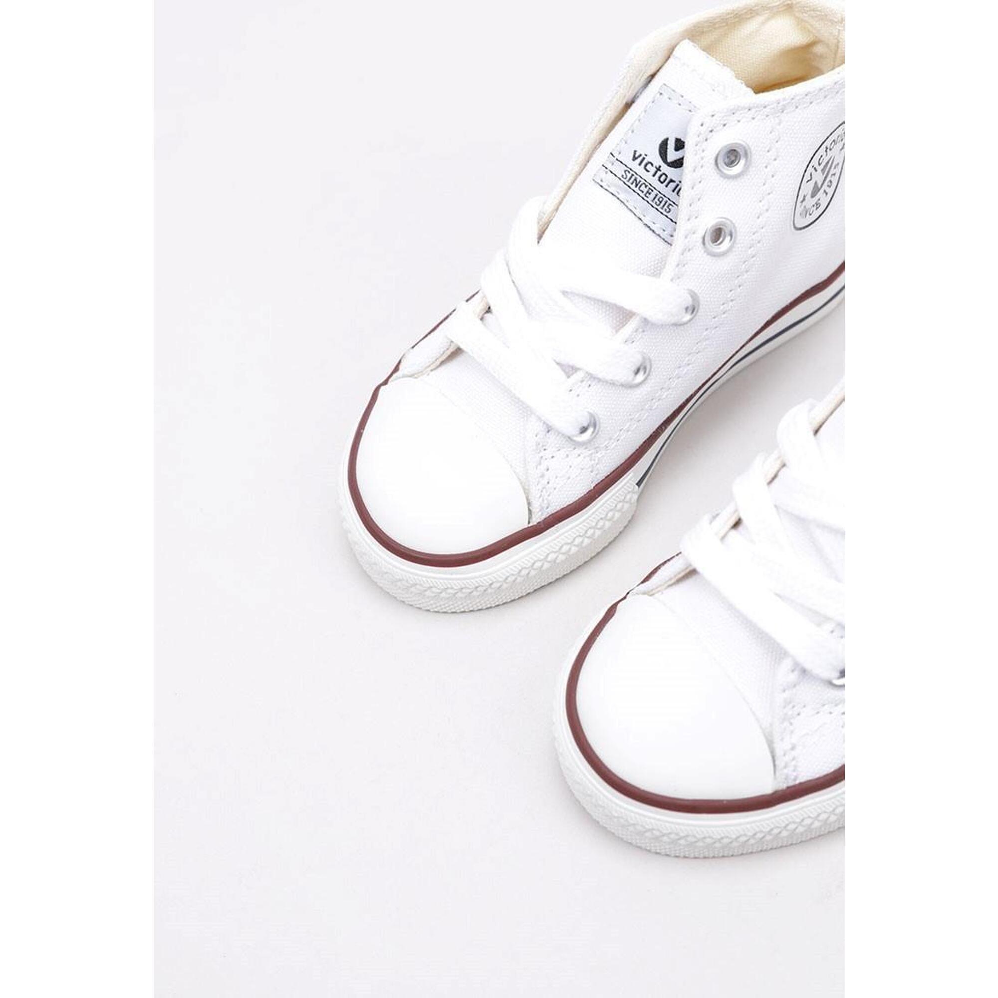 Sneakers Deportivas Niños Victoria TRIBU BOTIN LONA Blanco