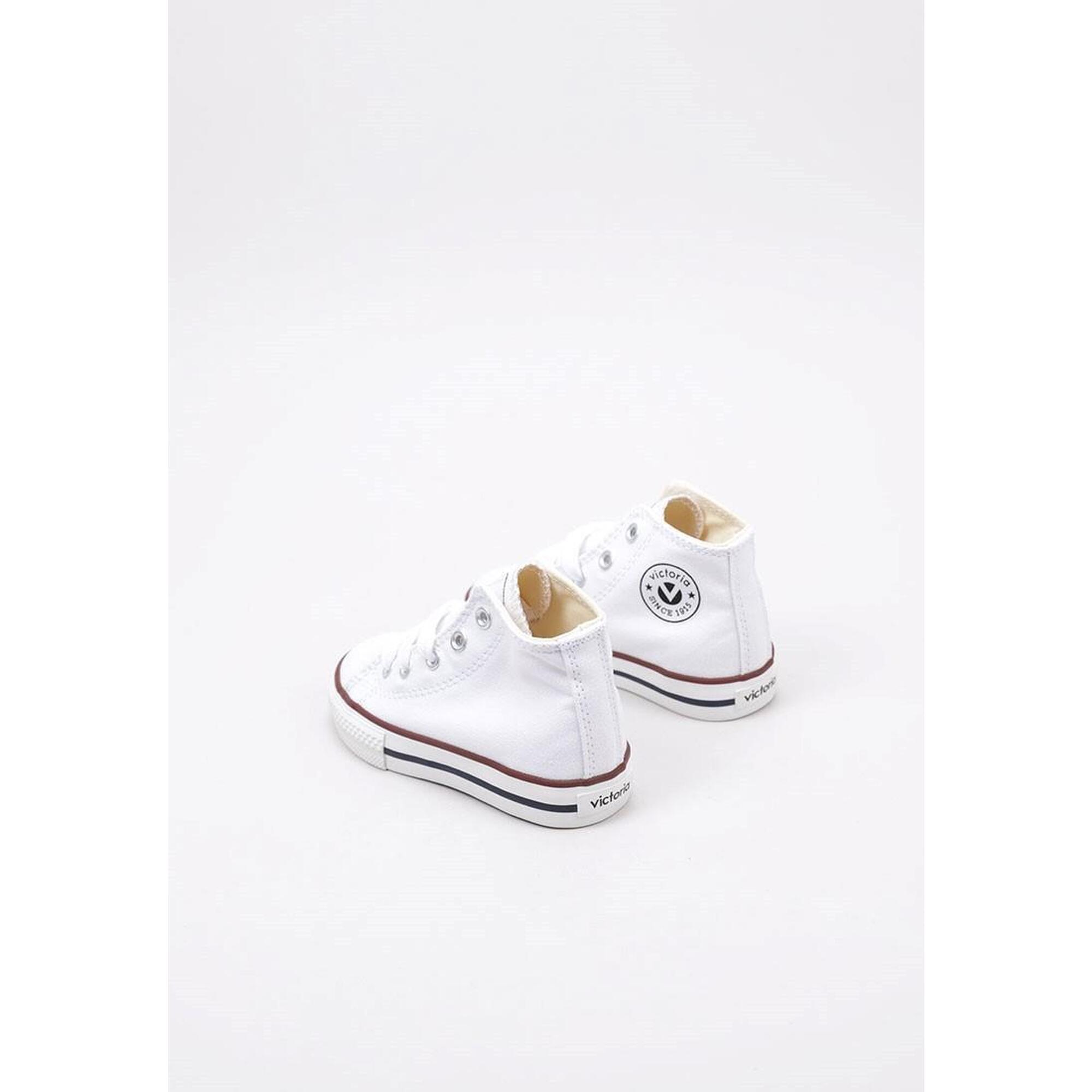 Sneakers Deportivas Niños Victoria TRIBU BOTIN LONA Blanco