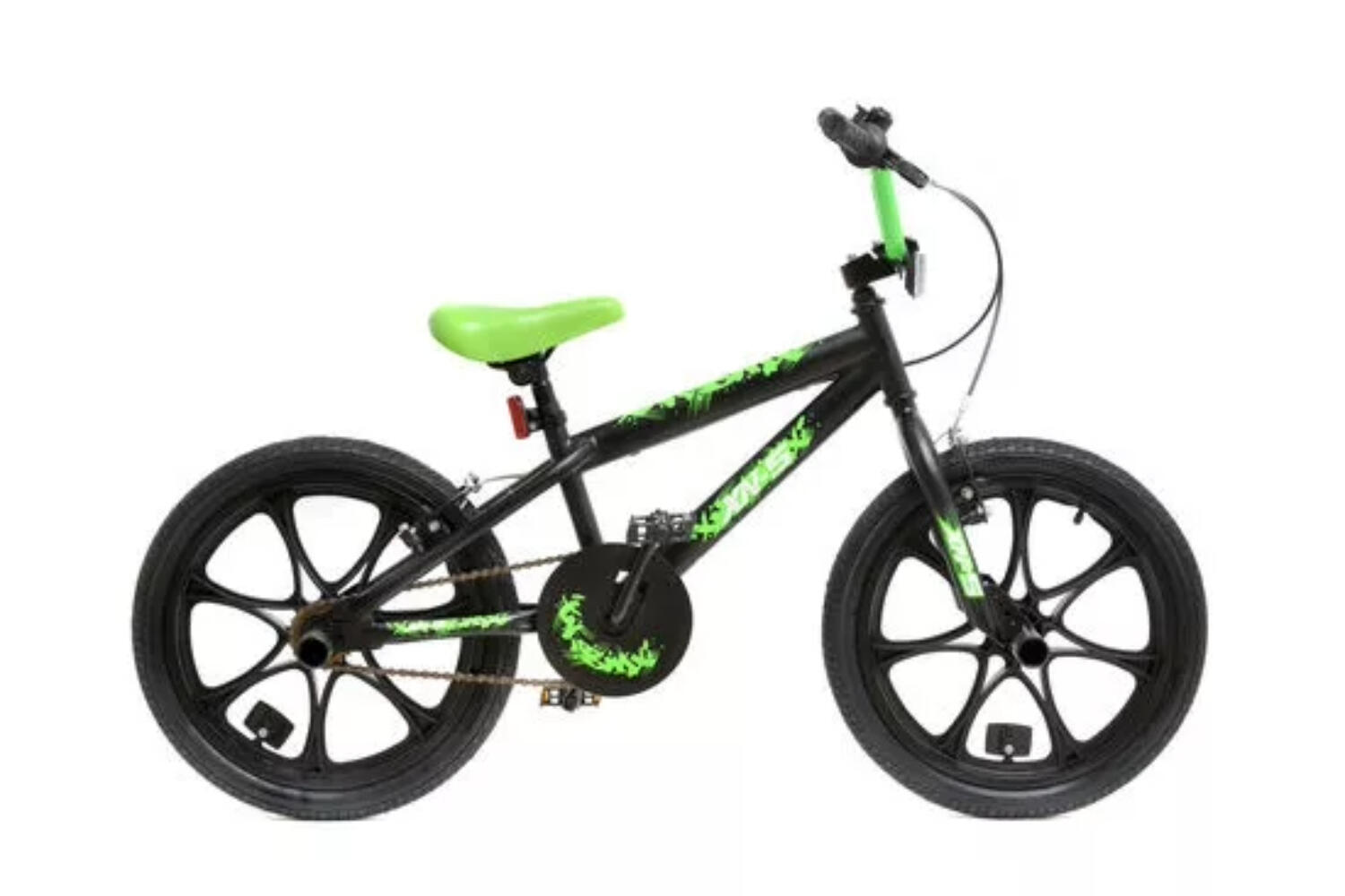 XN XN-5-18 BMX Bike Boys Kids Freestyle BMX 18" MAG Wheel - Black/Green