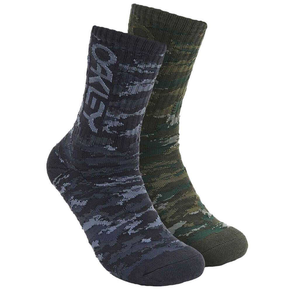 OAKLEY Camo B1B RC Socks - Brush Tiger Camo Grey