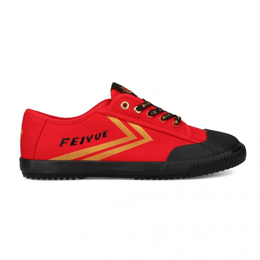 Feiyue x Bruce Lee 1920 Shoe - Red/Black/Gold 1/5