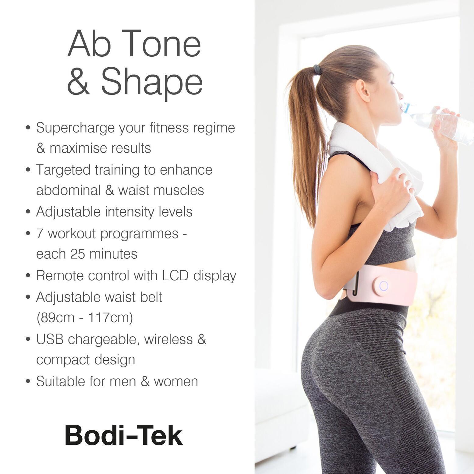 Ab Tone Shape EMS Toning Belt BODI TEK Decathlon