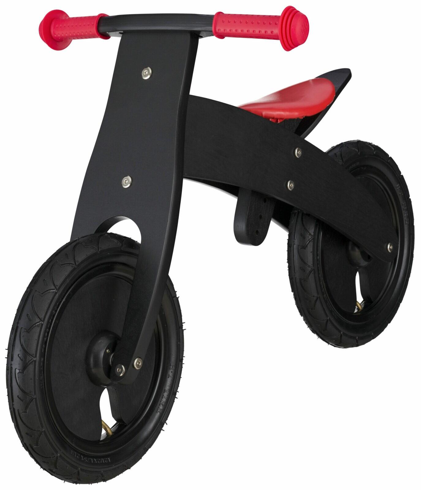 Bikestar meegroei loopfiets hout 12 inch, zwart 4/5