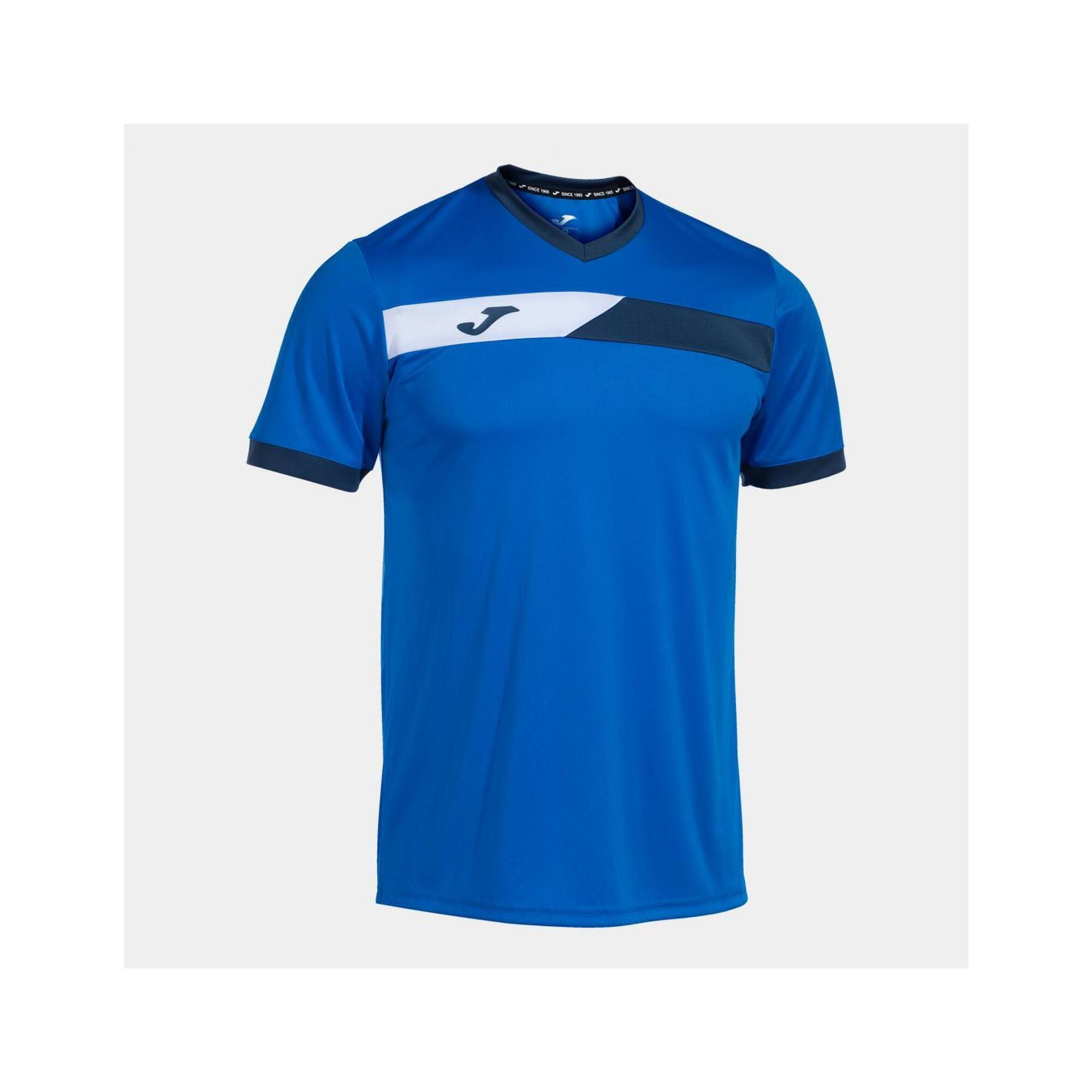 T-Shirt Manga Curta Padel Homem Joma Court Azul Royal