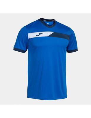 Camiseta Manga Corta Pádel Hombre Joma Court Blanco