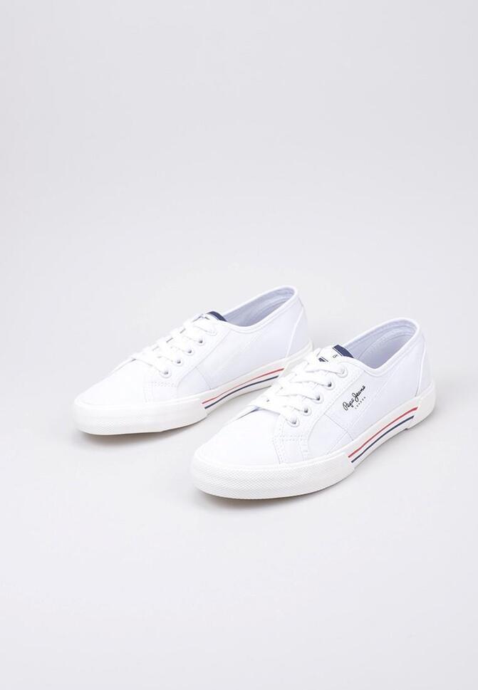 Buty PEPE JEANS BRADY BASIC W Biały
