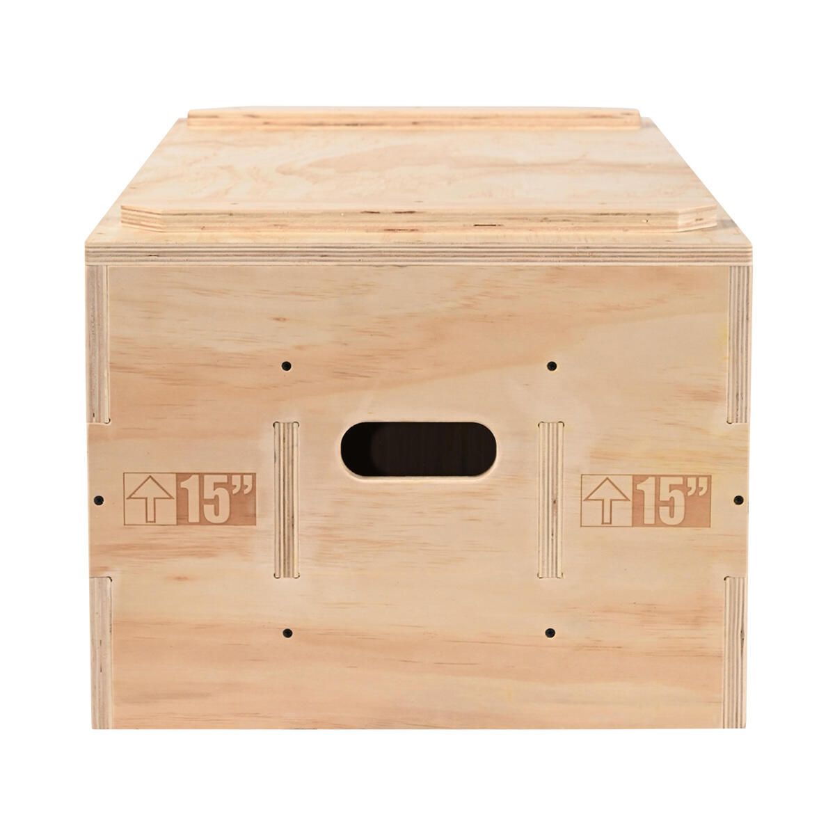Stackable wooden Jerk Blocks GladiatorFit (set of 2) 3/3