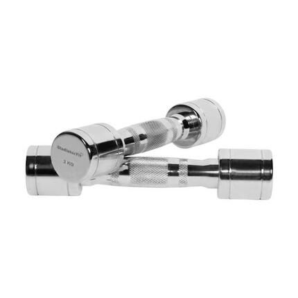 GladiatorFit Chrom-Rundhanteln (2er-Set)