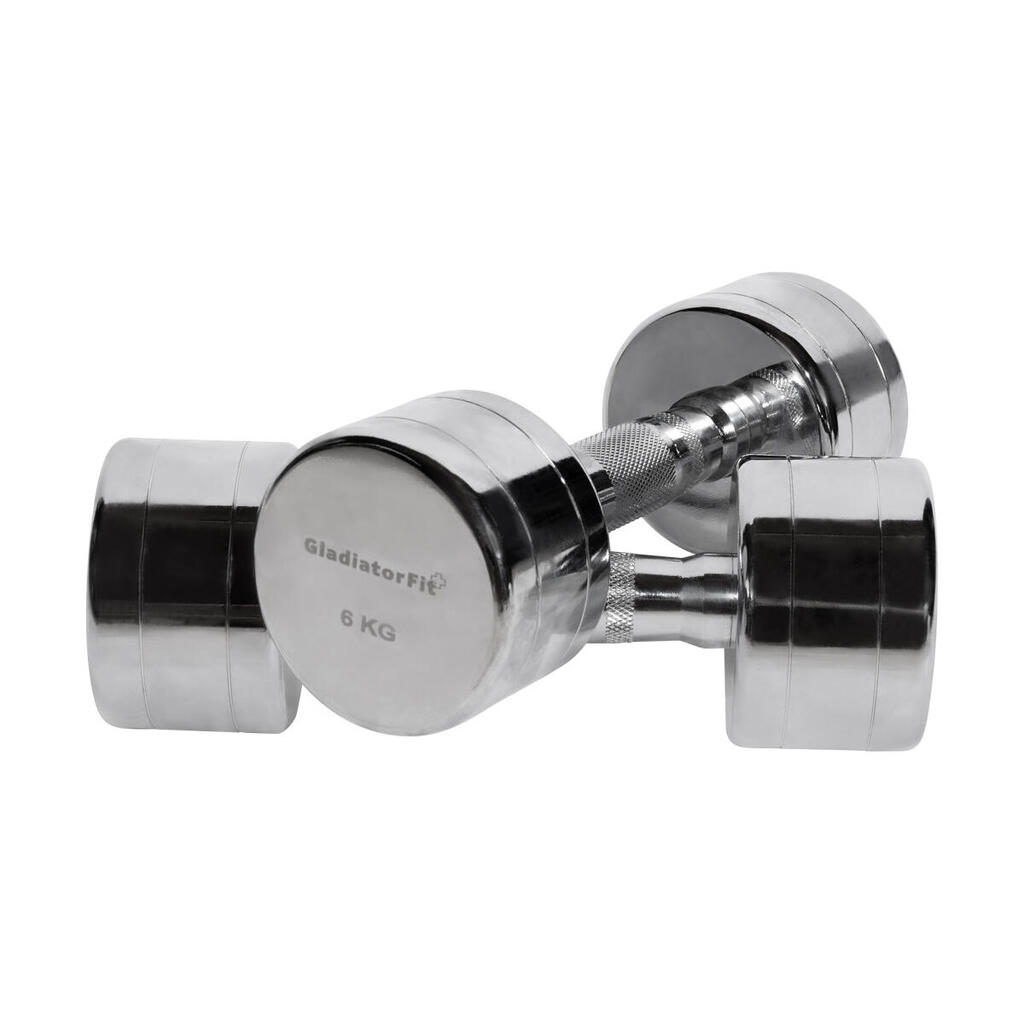 GladiatorFit chrome dumbbells (set of 2)