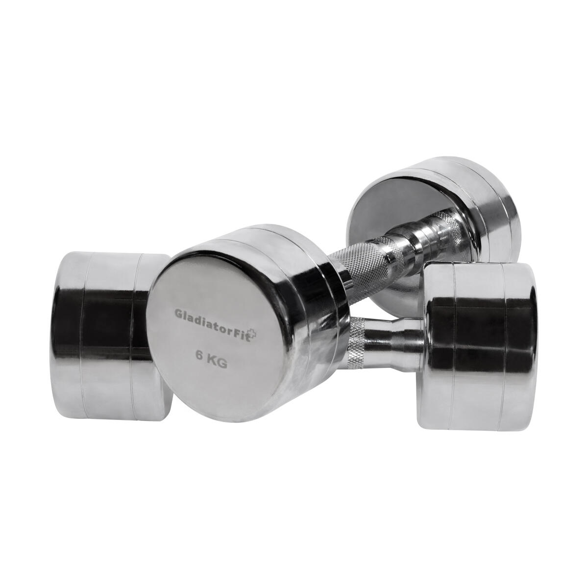 GLADIATORFIT GladiatorFit chrome dumbbells (set of 2)