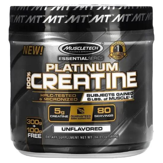 Platinum 100% Creatine 400g MuscleTech