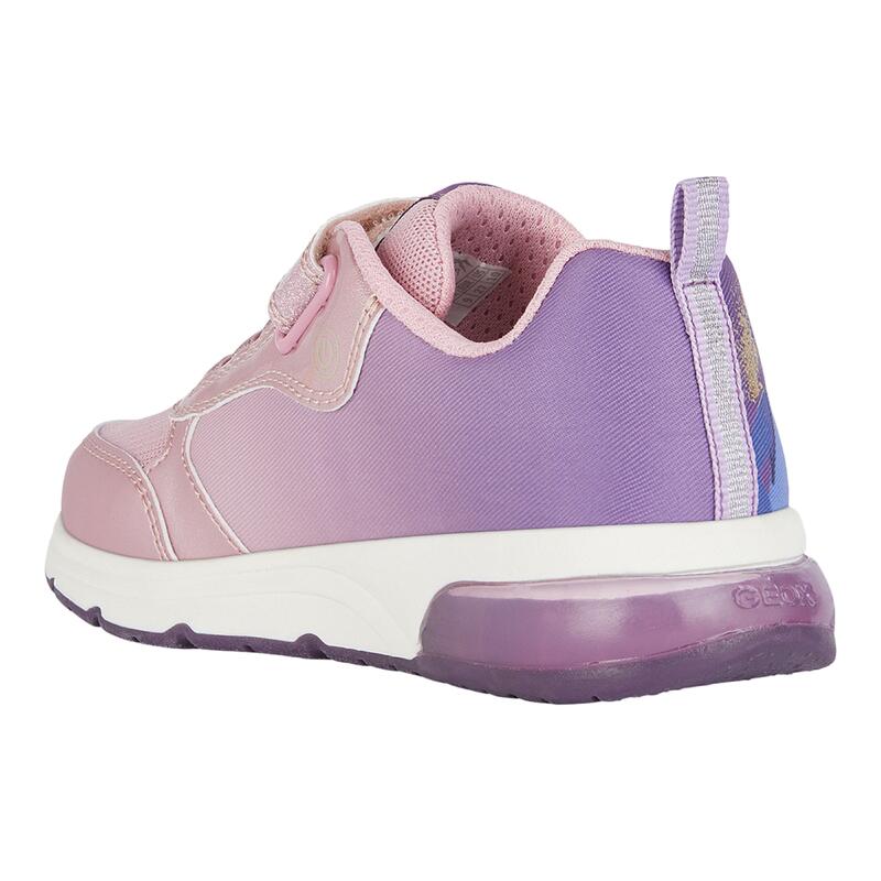 Tenisówki Geox Model J Spaceclub G.a Kolor Rose