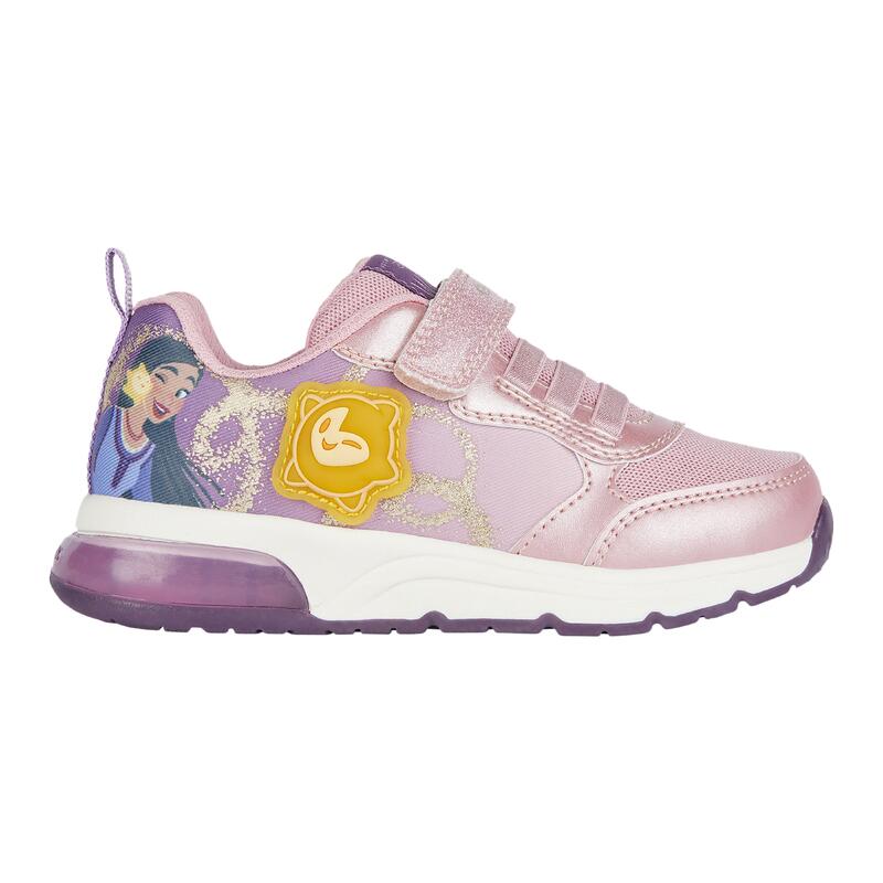 Tenisówki Geox Model J Spaceclub G.a Kolor Rose