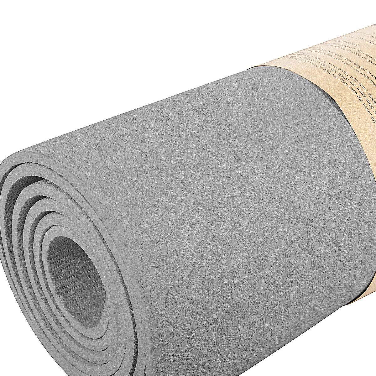 Tapis d'exercice de 183 cm gris 4/7