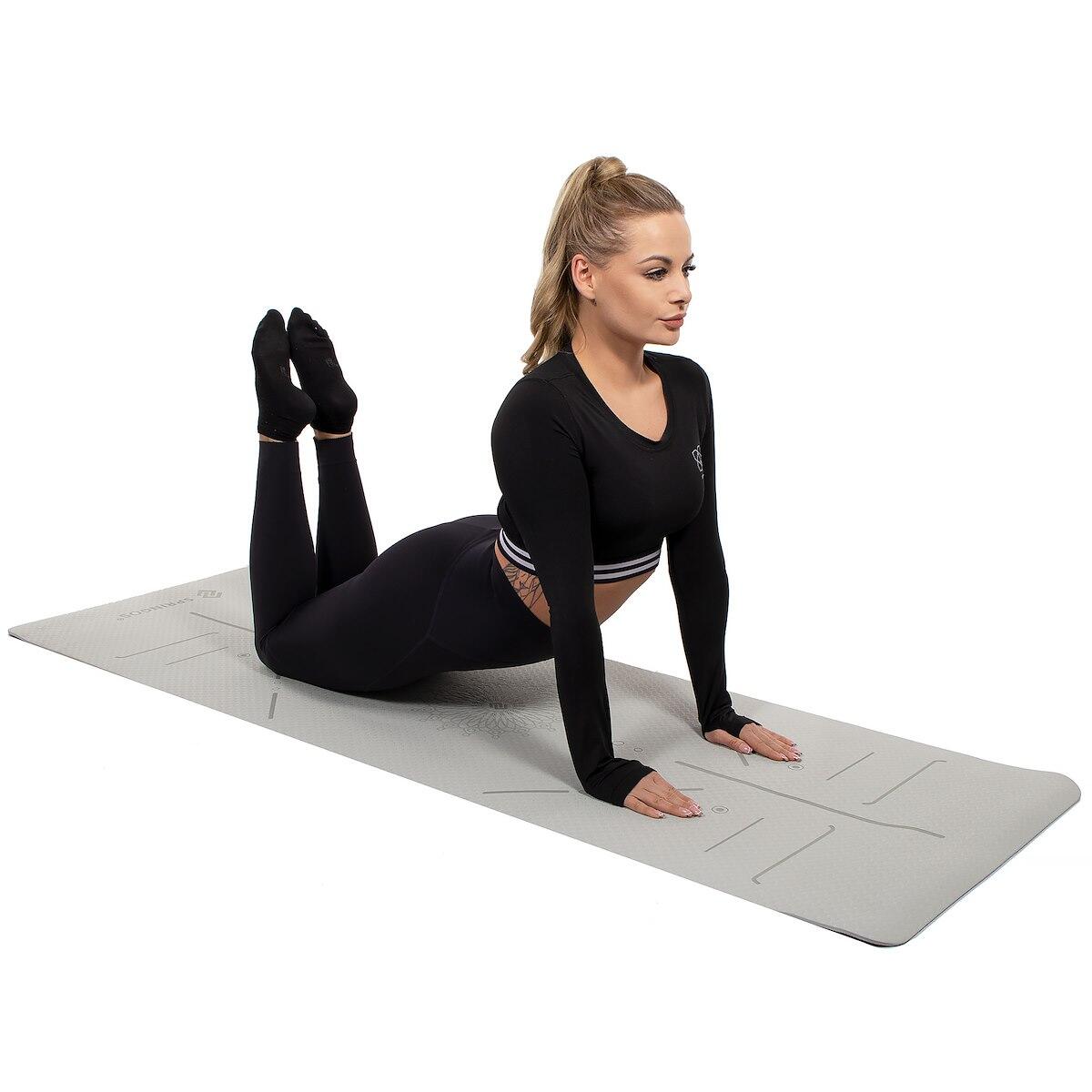 Tapis d'exercice de 183 cm gris 6/7