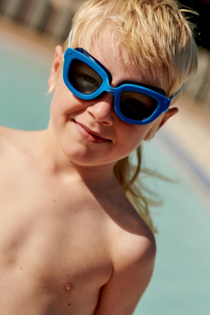 Lunettes de natation Speedo Junior Sunny G Seasiders - Bleu clair / Céleste 2/7