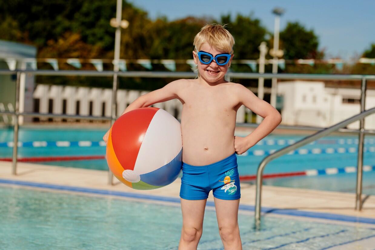 Lunettes de natation Speedo Junior Sunny G Seasiders - Bleu clair / Céleste 4/7
