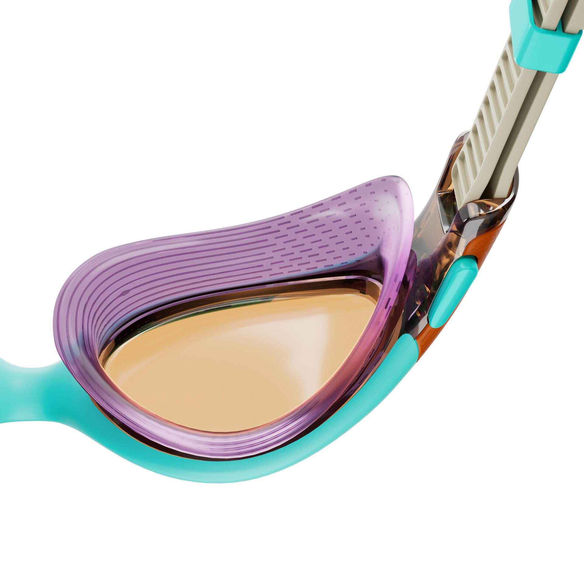 Speedo Biofuse 2.0 Femme Tan Pâle/Épice de Citrouille/Bleu Marine 5/6