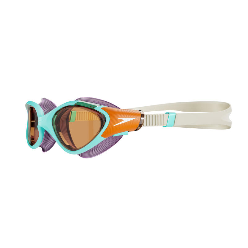 Speedo Biofuse 2.0 Femmes Pale Tan/Pumpkin Spice/Marine Blue